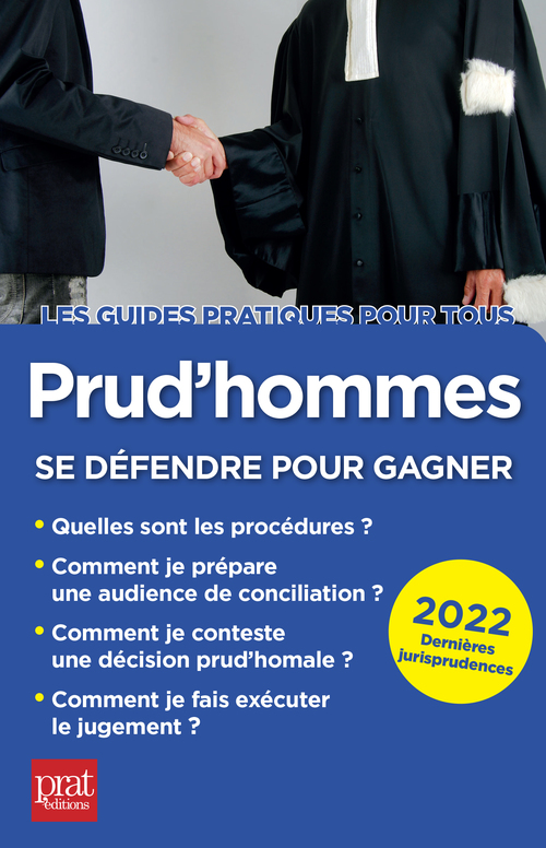 Couverture ebook de Prud'hommes, se défendre pour gagner 2022, de Sandrine Bourdais, Brigitte Vert