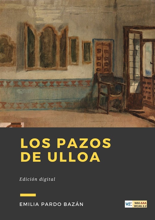 Couverture ebook de Los Pazos de Ulloa, de Emilia Pardo Bazán
