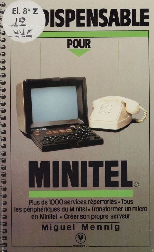Couverture ebook de L'Indispensable pour Minitel, de Michel Mennig