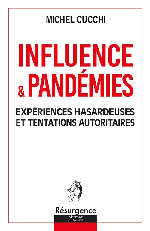 Couverture ebook de Influence & Pandémies, de Michel Cucchi