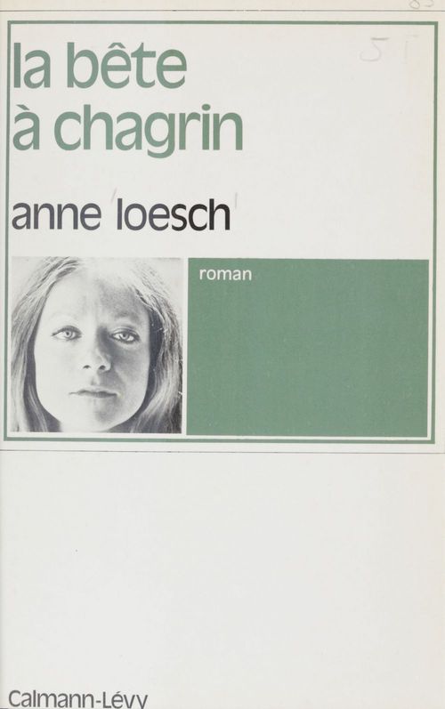 ebook cover of La bête à chagrin, by Anne Loesch