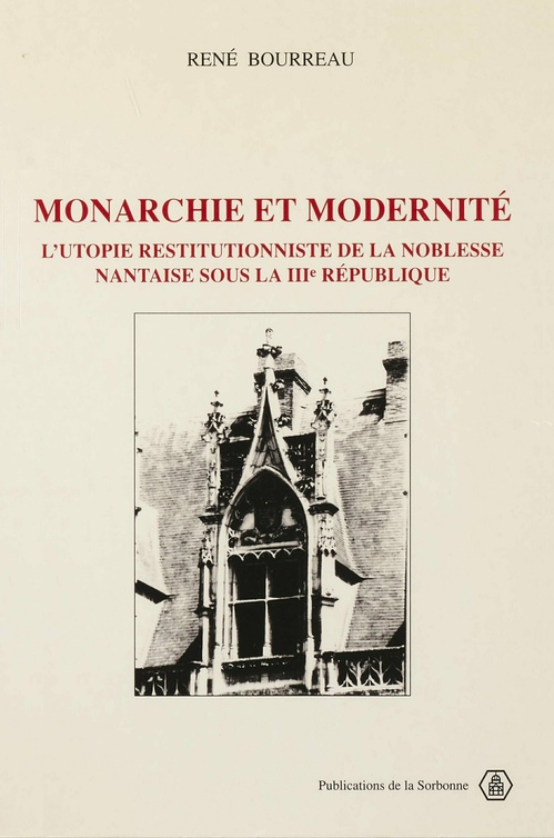 ebook cover of Monarchie et modernité, by René Bourreau
