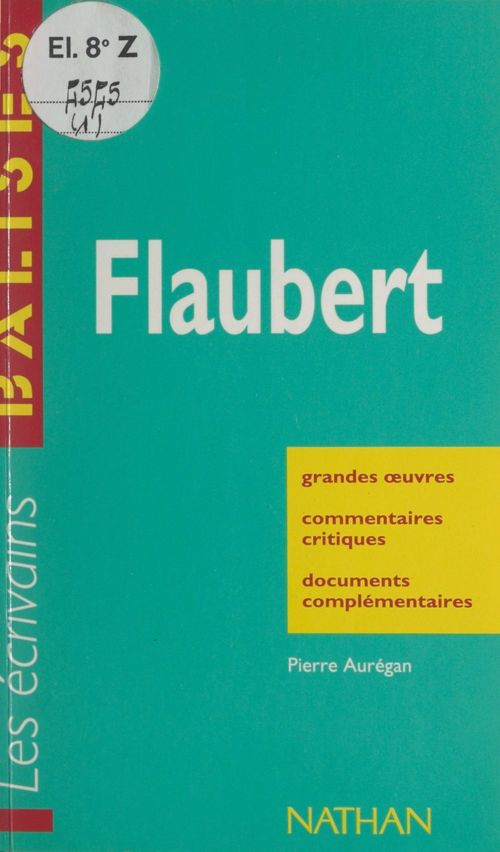 Couverture ebook de Flaubert, de Pierre Auregan