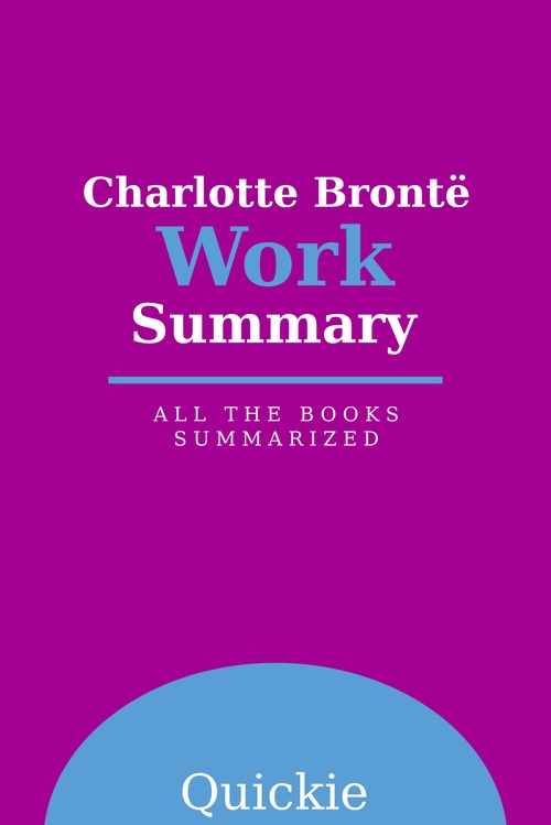 Couverture ebook de Charlotte Brontë Work Summary, de Viteuf