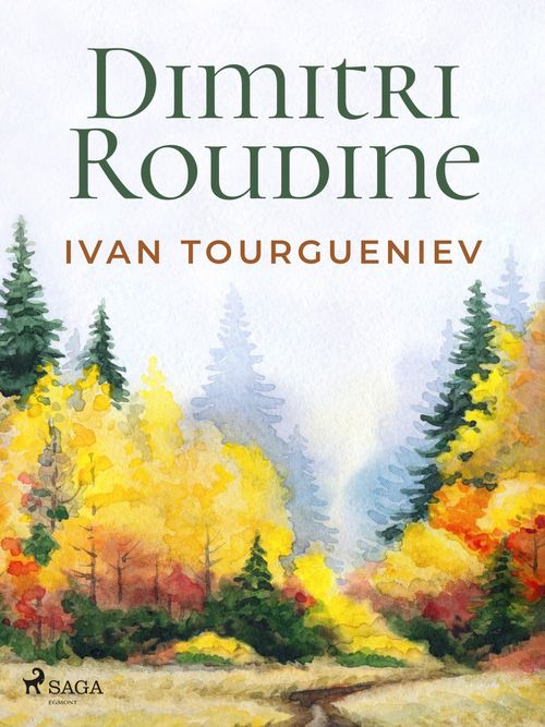 Couverture ebook de Dimitri Roudine, de Ivan Tourgueniev