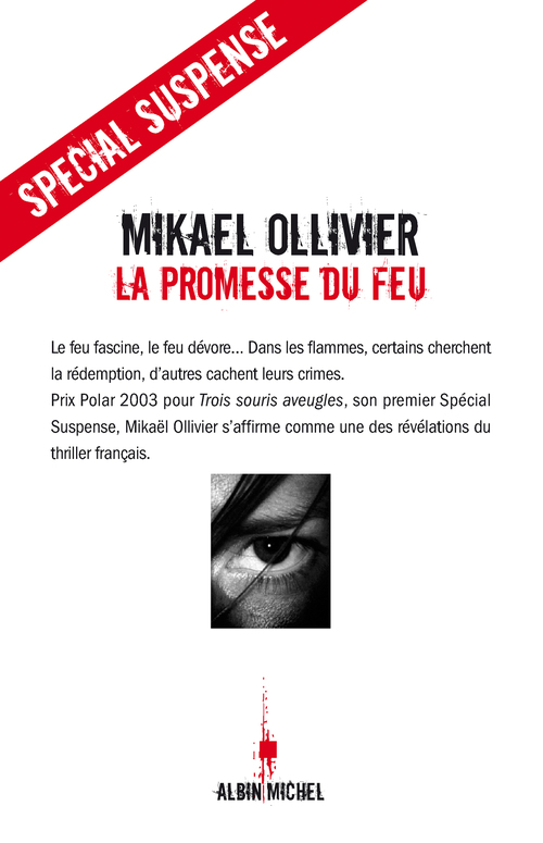 Couverture ebook de La Promesse du feu, de Mikaël Ollivier