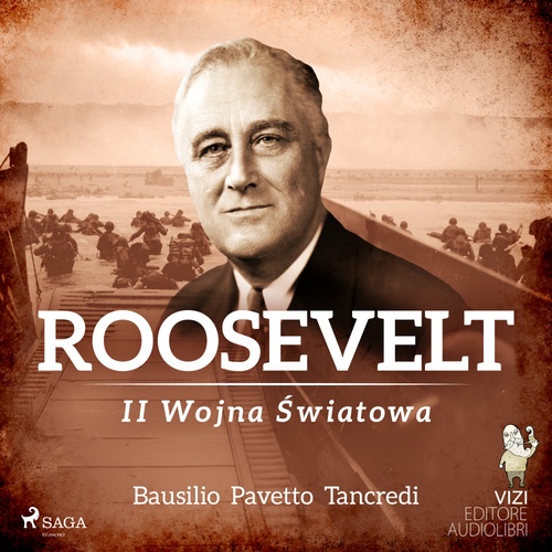 audiobook cover of Roosevelt, by Giusy Bausilio, Lucas Pavetto, Mario Tancredi