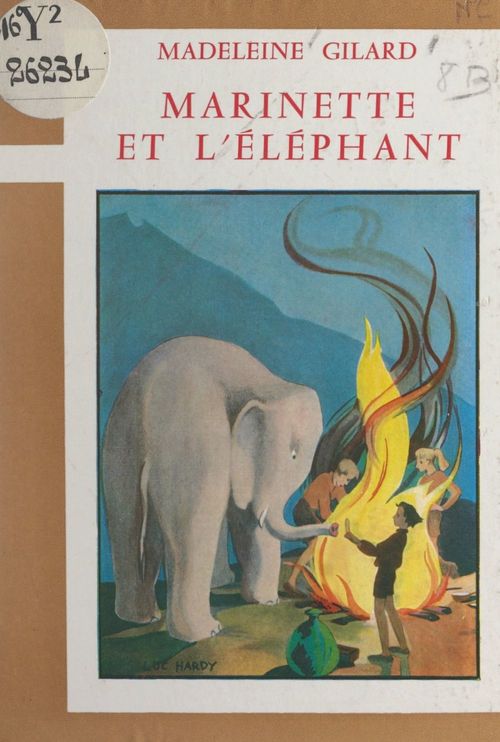 ebook cover of Marinette et l'éléphant, by Madeleine Gilard