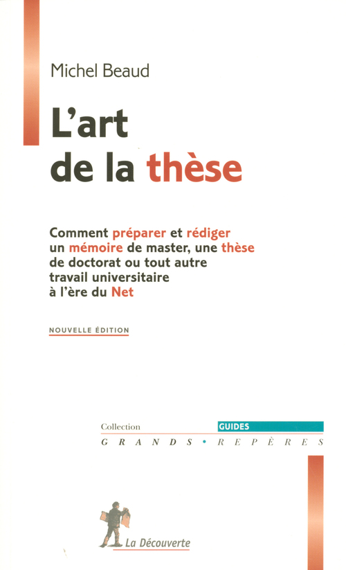 Couverture ebook de L'art de la thèse (N.E), de Michel Beaud