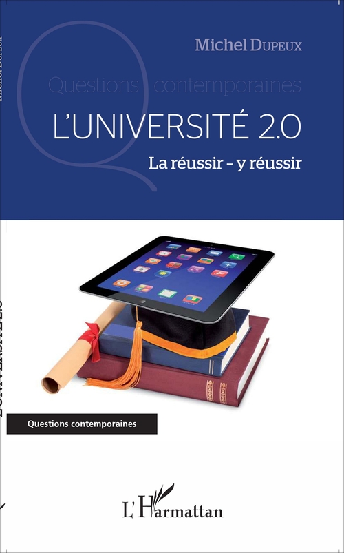 Couverture ebook de L'Université 2.0, de Michel Dupeux
