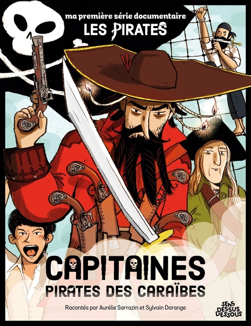 ebook cover of Capitaines pirates des caraïbes, by Aurélie Sarrazin