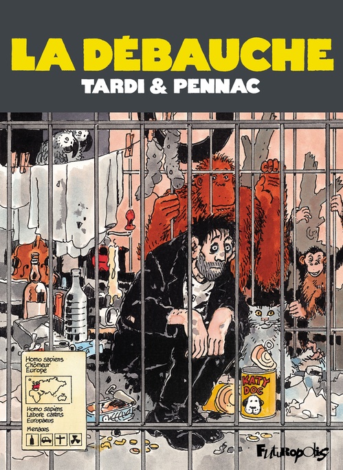 ebook cover of La débauche, by Daniel Pennac, Tardi