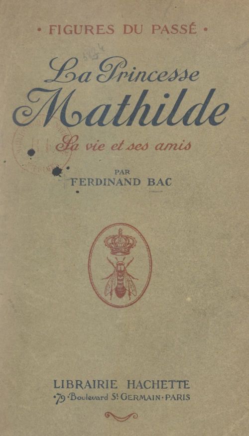 Couverture ebook de La princesse Mathilde, de Ferdinand Bac