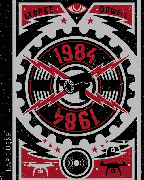 ebook cover of 1984, by George Orwell
