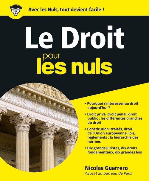 ebook cover of Le Droit pour les Nuls, by Nicolas Guerrero