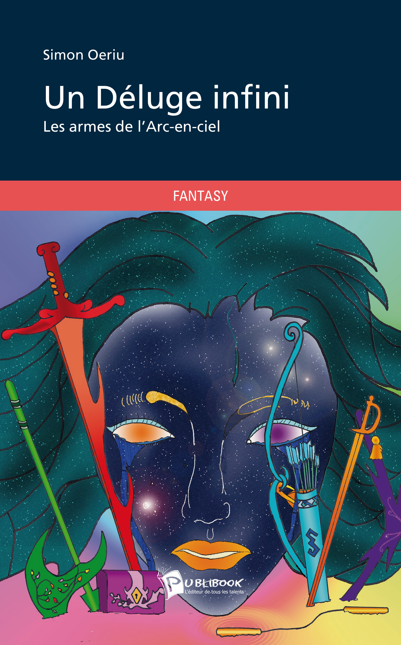 ebook cover of Un Déluge infini, by Simon Oeriu