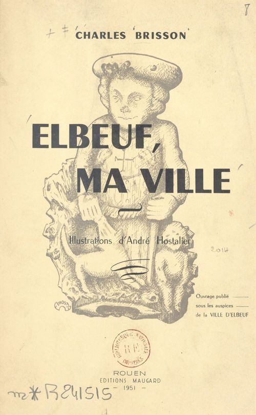 ebook cover of Elbeuf, ma ville, by Charles Brisson