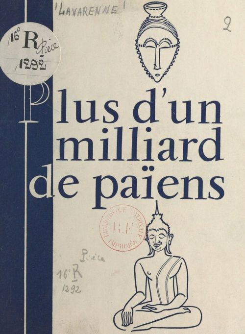 Couverture ebook de Plus d'un milliard de Païens !, de Joseph Lavarenne