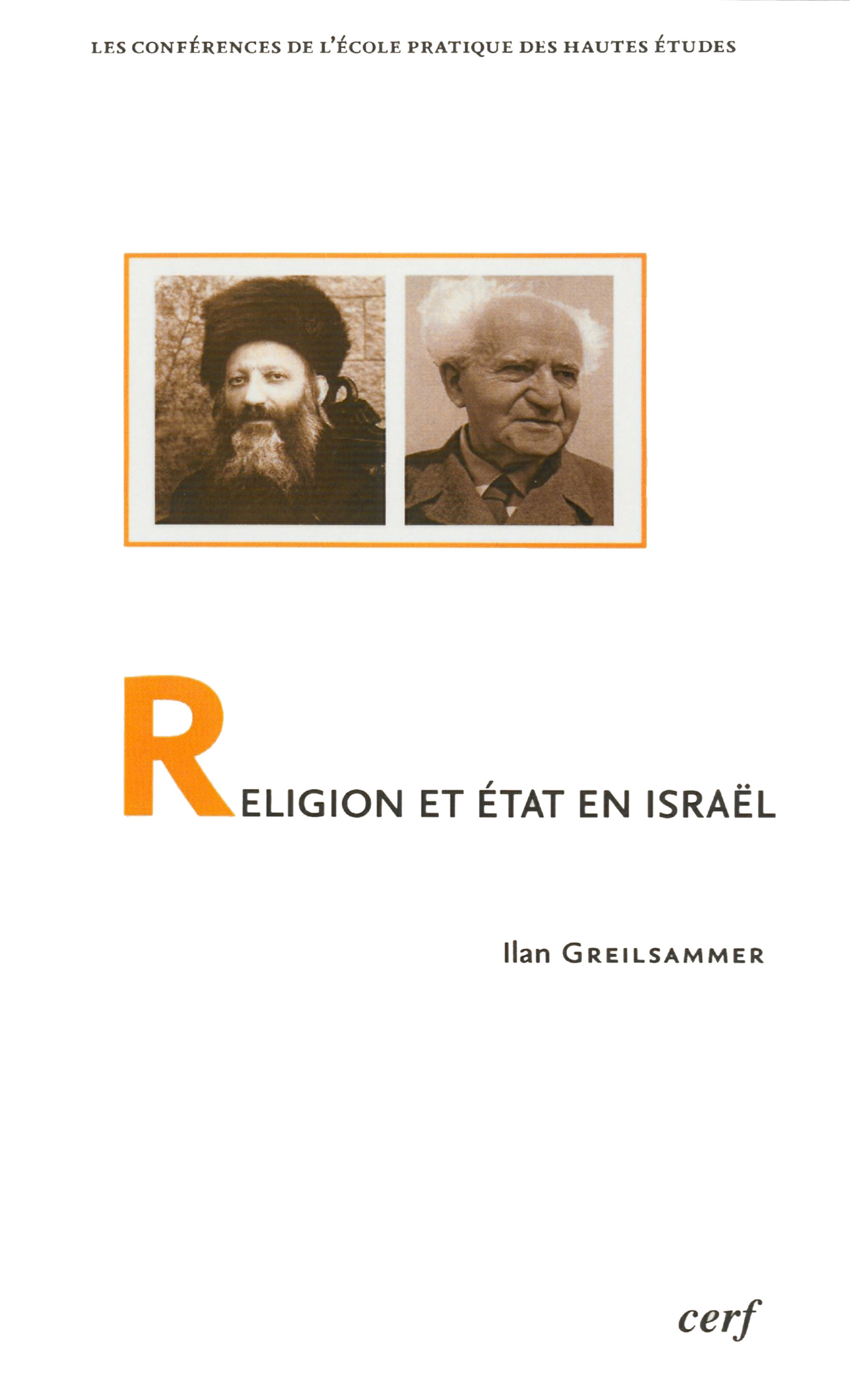 Couverture ebook de Religion et État en Israël, de Ilan Greilsammer