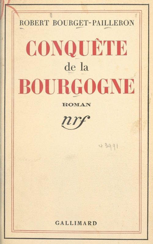 ebook cover of Conquête de la Bourgogne, by Robert Bourget-Pailleron