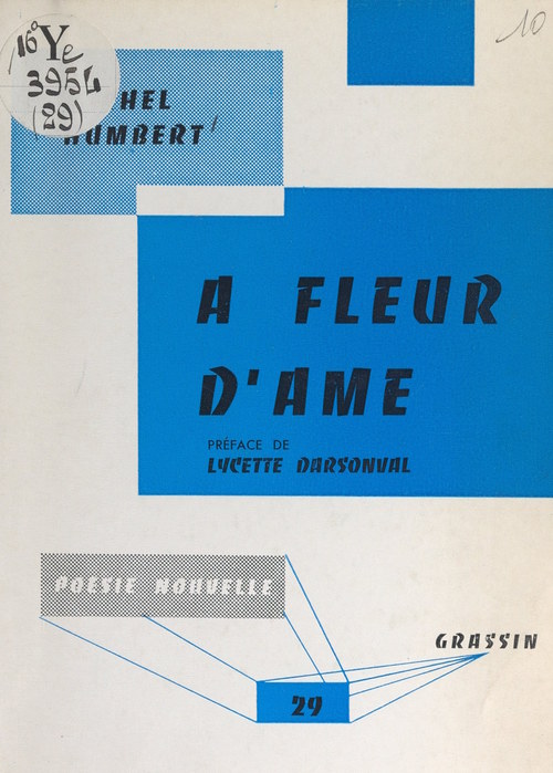 ebook cover of À fleur d'âme, by Michel Humbert