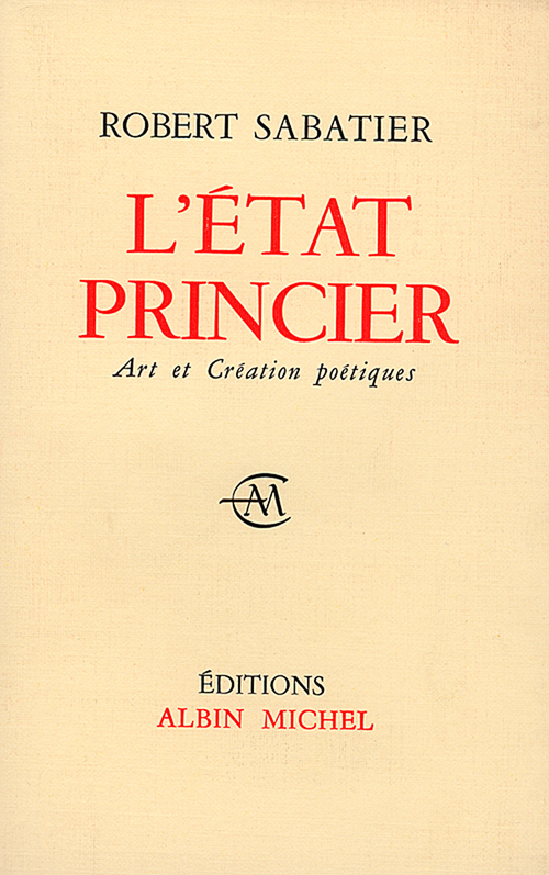 ebook cover of L'Etat princier, by Robert Sabatier