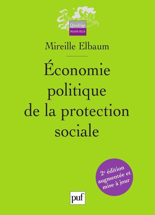 Couverture ebook de Économie politique de la protection sociale, de Mireille Elbaum