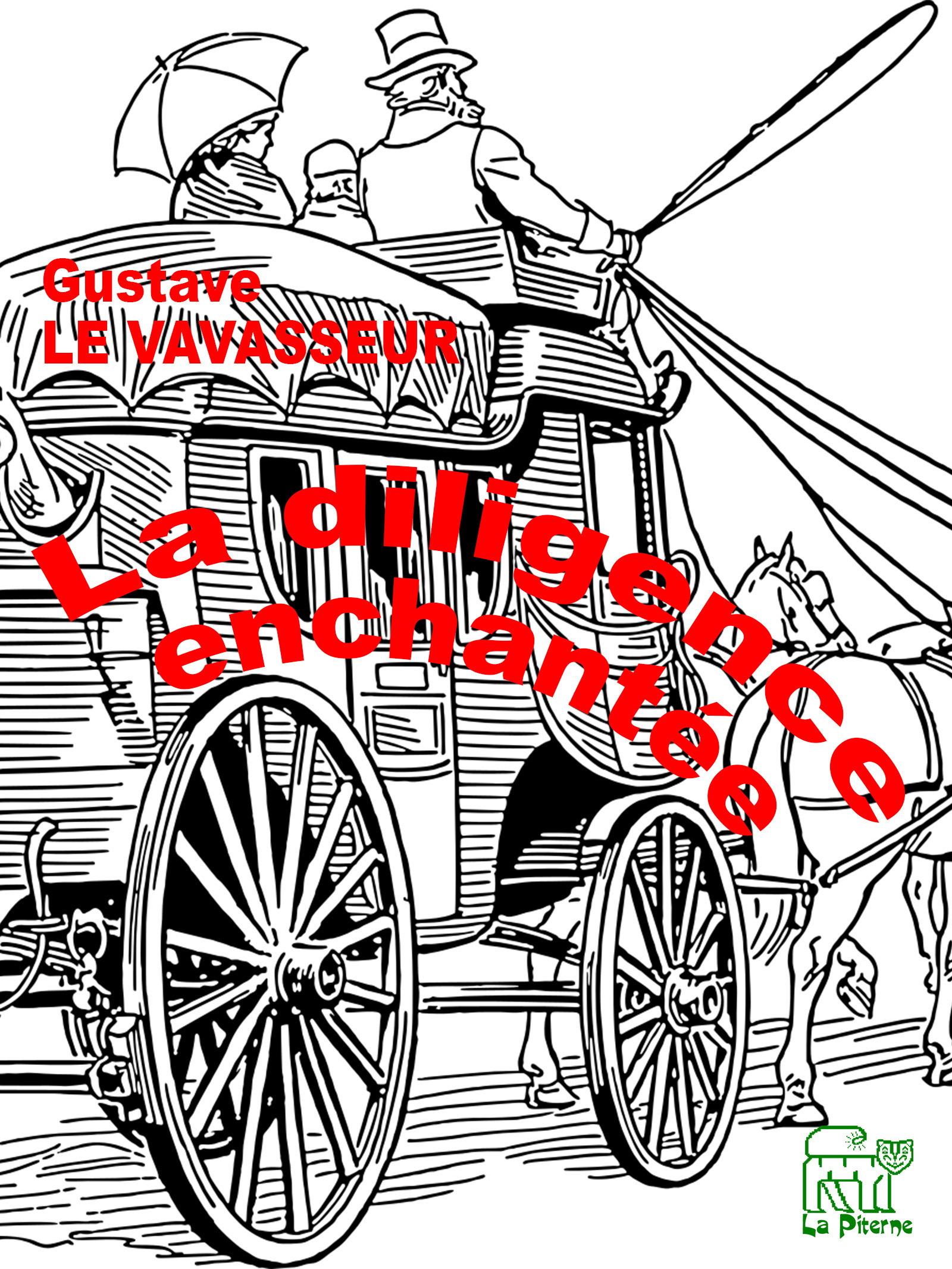 ebook cover of La diligence enchantée, by Gustave Levavasseur