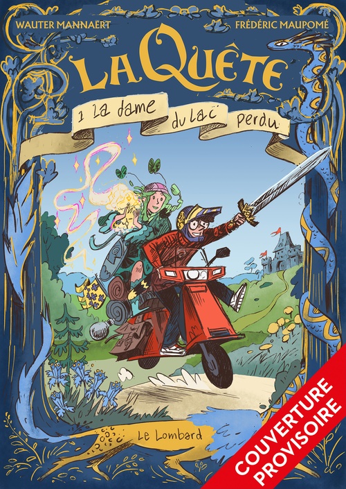 Couverture ebook de La Quête - Tome 1 - La Dame du lac perdu, de Frédéric Maupomé