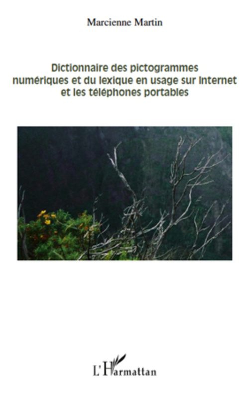Couverture ebook de Dictionnaire des pictogrammes numériques et du lexique en usage sur internet et les téléphones portables, de Marcienne Martin