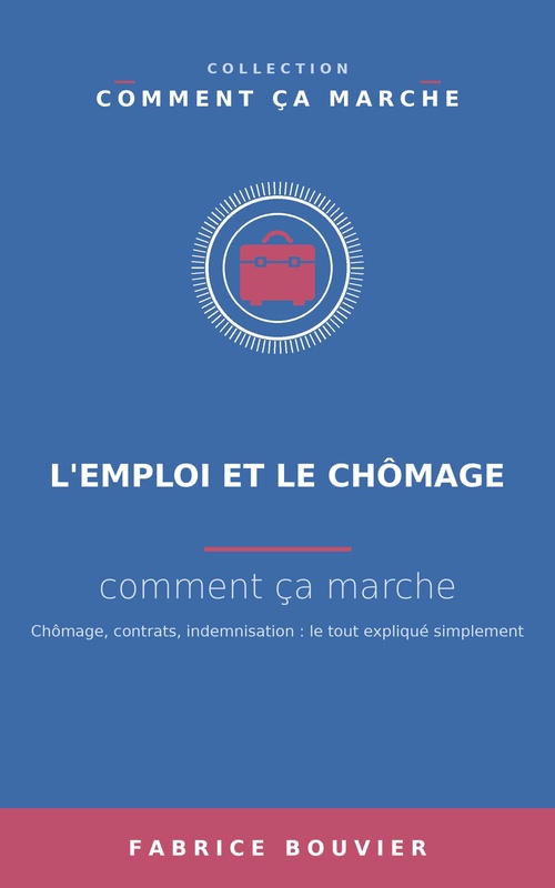 Couverture ebook de L'emploi et le chômage, comment ça marche, de Fabrice Bouvier