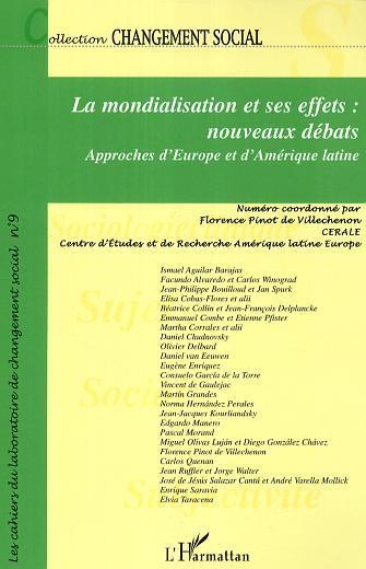 ebook cover of La mondialisation et ses effets: nouveaux débats, by Revue changement social