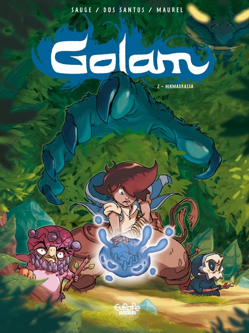 Couverture ebook de Golam - Volume 2 - Hikamadrassa, de Sylvain Dos Santos, Antoine Maurel