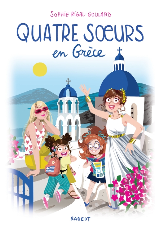 Couverture ebook de Quatre soeurs en Grèce, de Sophie Rigal-Goulard