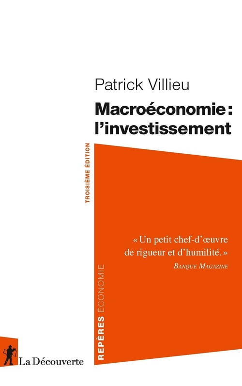 ebook cover of Macroéconomie : l'investissement, by Patrick Villieu