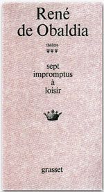 ebook cover of Théâtre T03, by Obaldia Rene