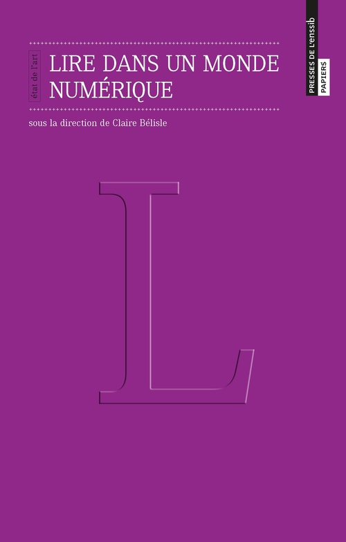 Couverture ebook de Lire dans un monde numérique, de Claire Bélisle