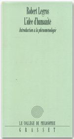 ebook cover of L'idée d'humanité, by Robert Legros