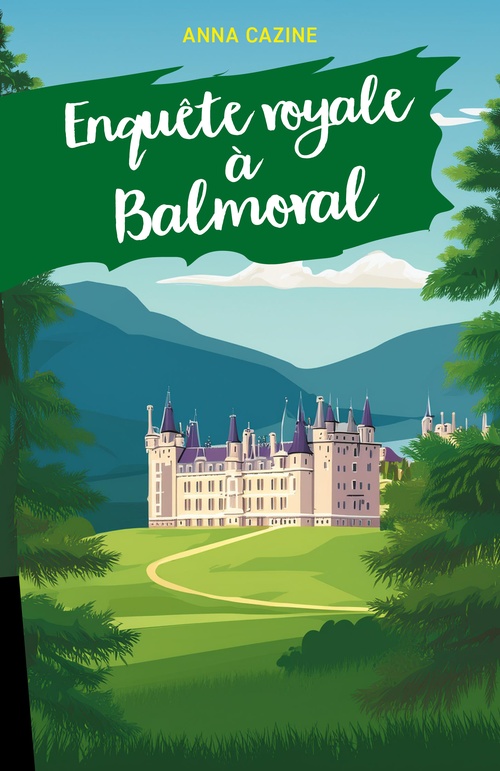 Couverture ebook de Enquête royale à Balmoral, de Anna Cazine