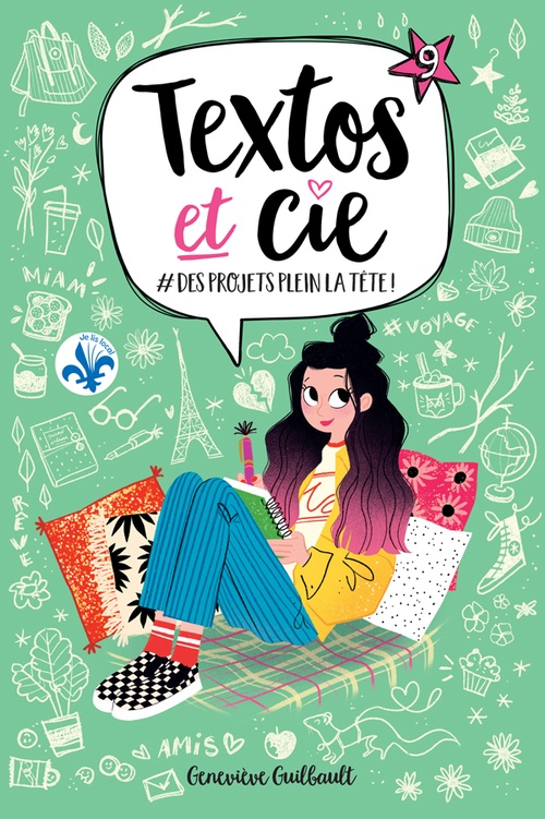 Couverture ebook de #Des projets plein la tête ! - T.9, de Genevieve Guilbault
