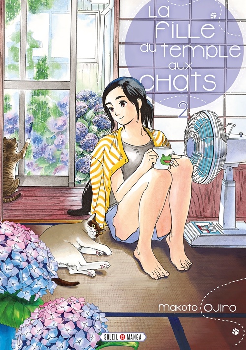 Couverture ebook de La Fille du Temple aux Chats T02, de Makoto Ojiro