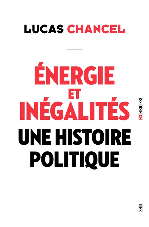 Couverture ebook de Énergie et inégalités, de Lucas Chancel