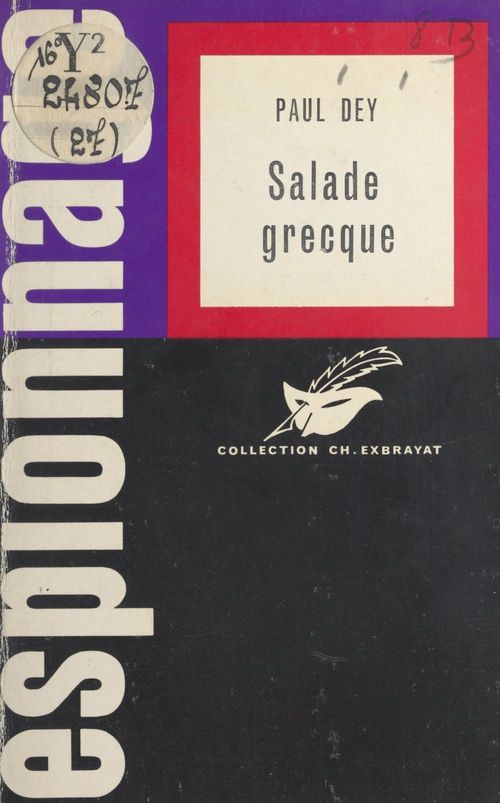 ebook cover of Salade grecque, by Paul Dey