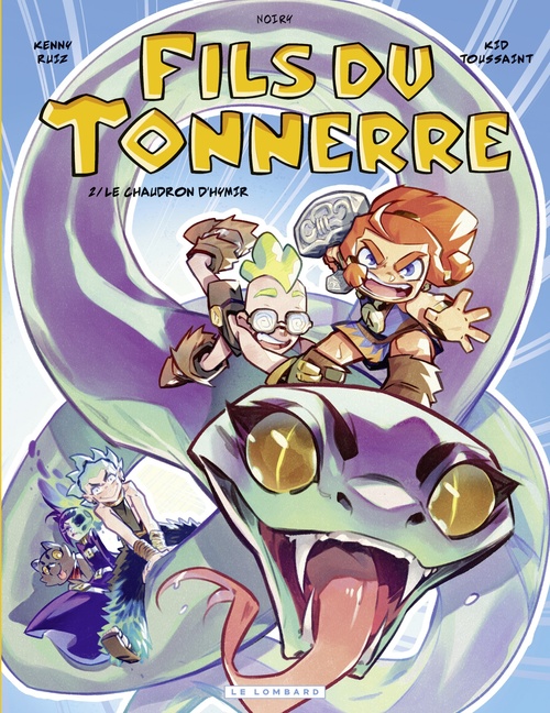 Couverture ebook de Fils du tonnerre  - Tome 2 - Le chaudron d´Hymir, de Kid Toussaint