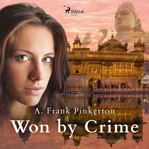 audiobook cover of Won by Crime, by A. Frank. Pinkerton