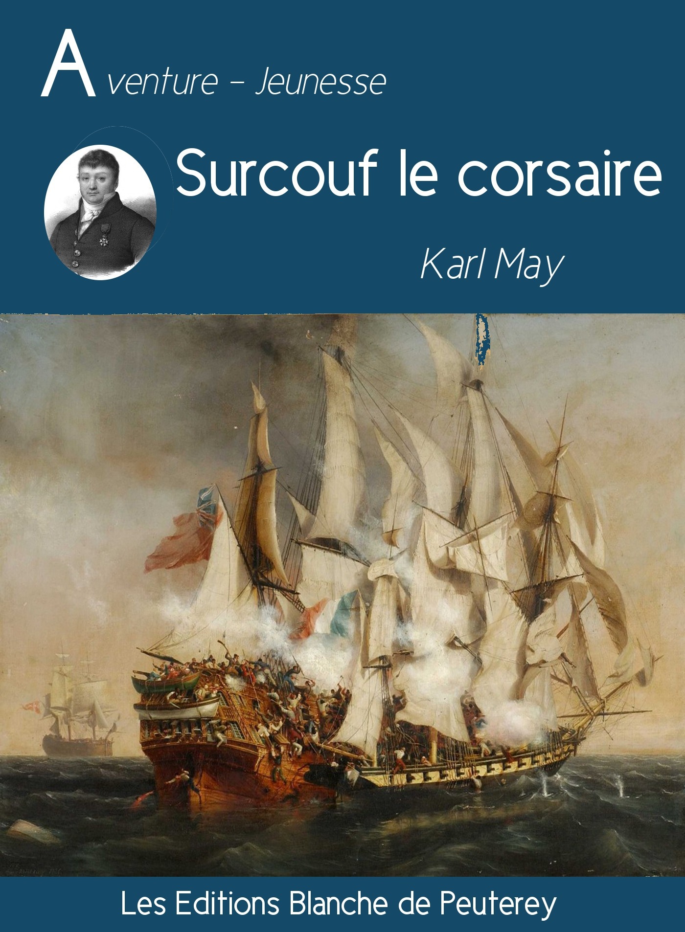 Couverture ebook de Surcouf le corsaire, de Karl May