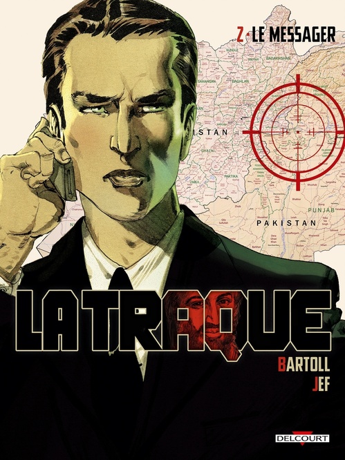 Couverture ebook de La Traque T02 - Le Messager, de Jean-Claude Bartoll
