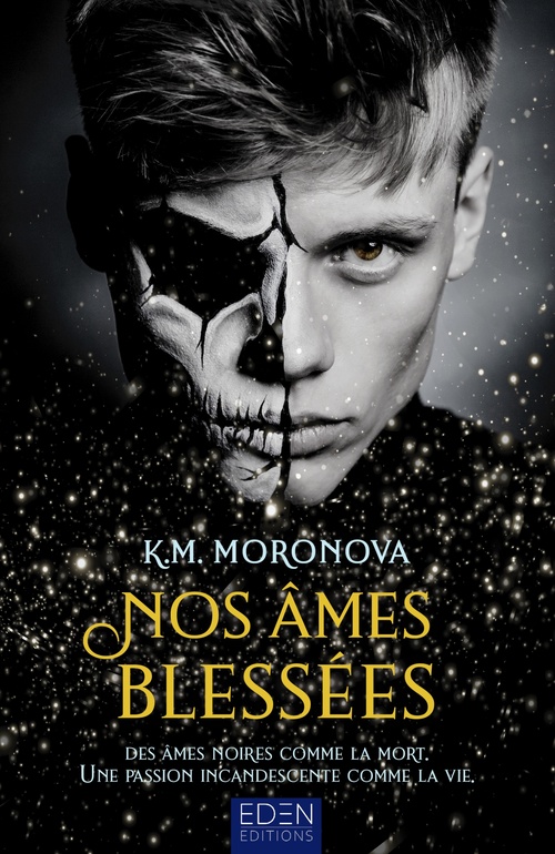 ebook cover of Nos âmes blessées, by KM Moronova