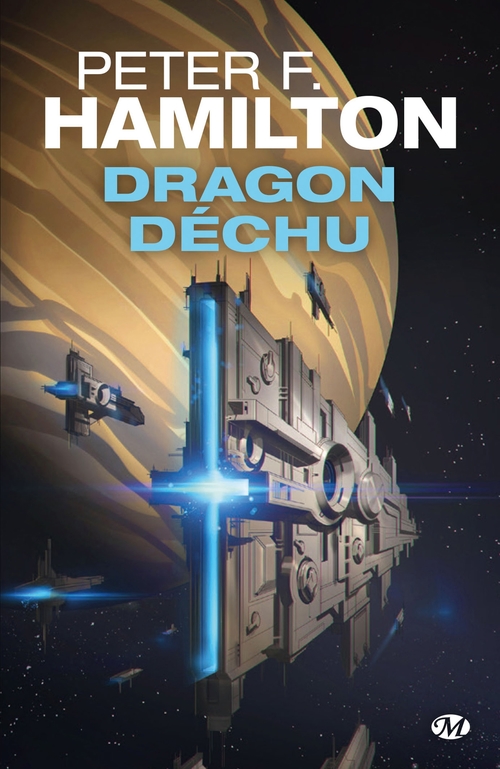 ebook cover of Dragon déchu, by Peter F. Hamilton
