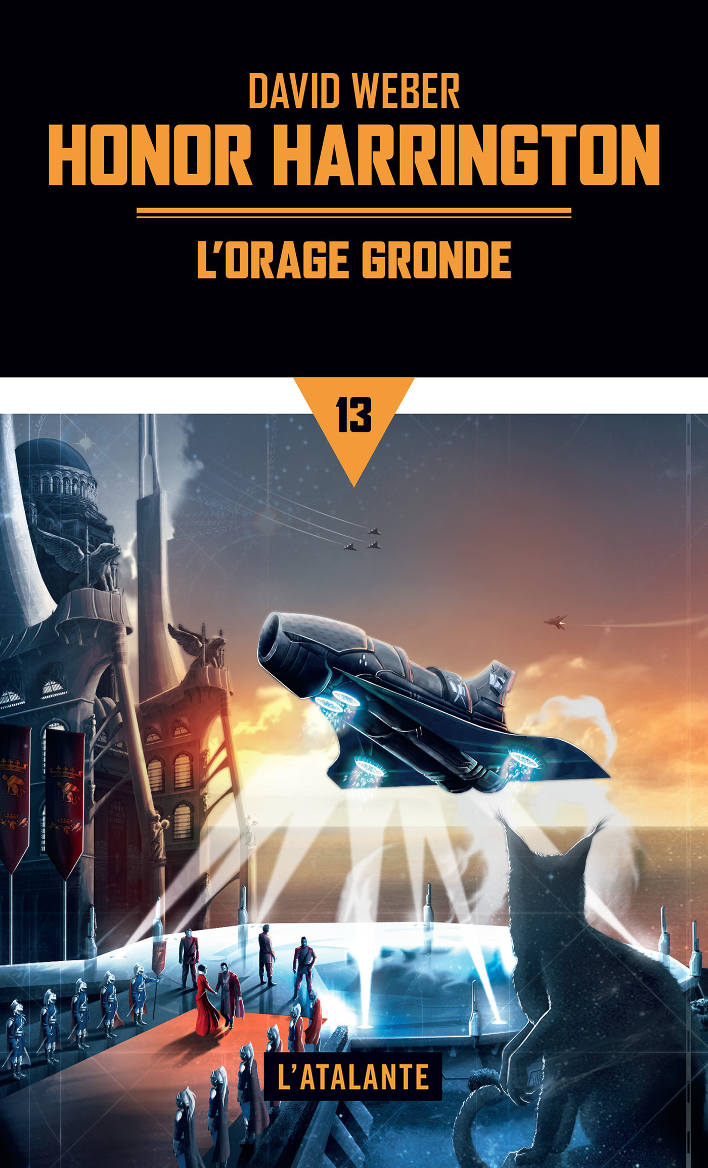 Couverture ebook de L'orage gronde, de David Weber